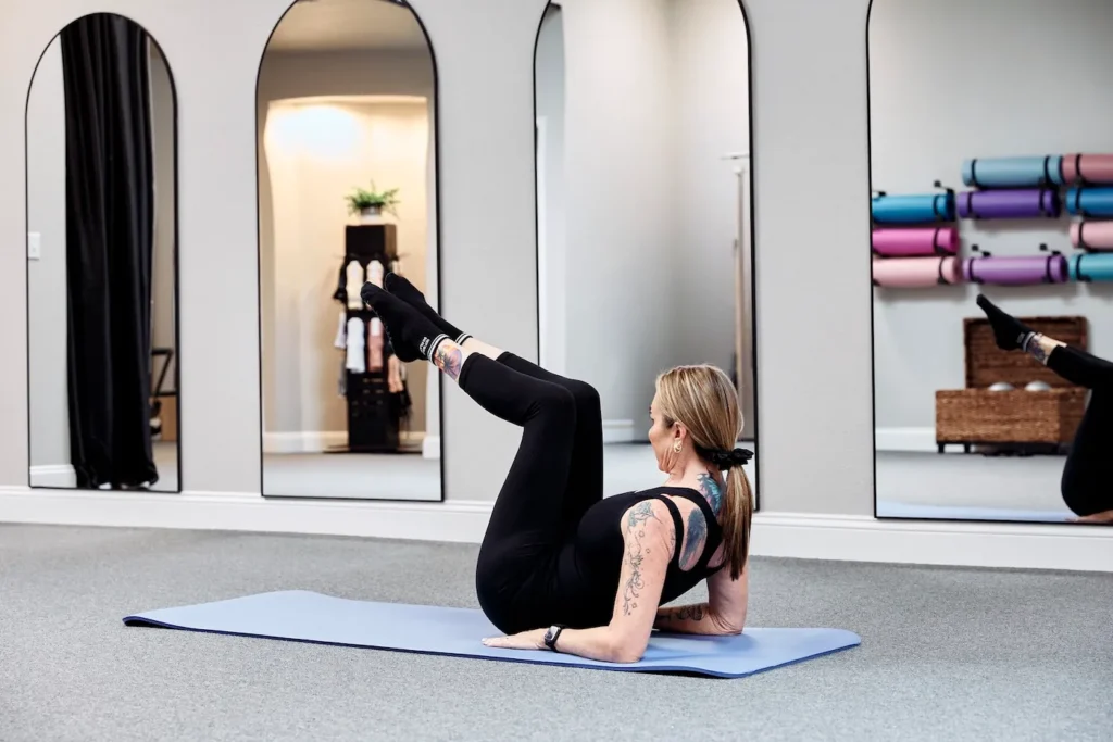 Reformed Pilates mat align pilates class